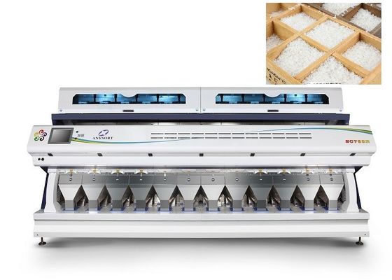Uma máquina de classificação infravermelha do milho da análise 5000KG/H do botão