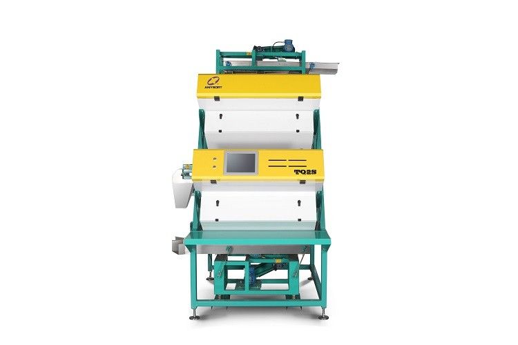 Máquina pequena ótica do classificador da cor do chá com os sensores da imagem da precisão